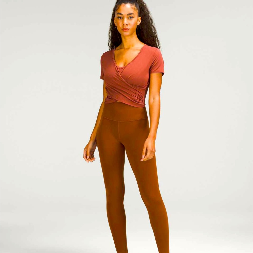 lululemon align 25’ roasted brown leggings